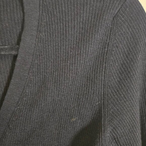 Makié 100% Cashmere Navy Quiet Luxury V-neck Cardigan Sweater Size S/M - Picture 4 of 7
